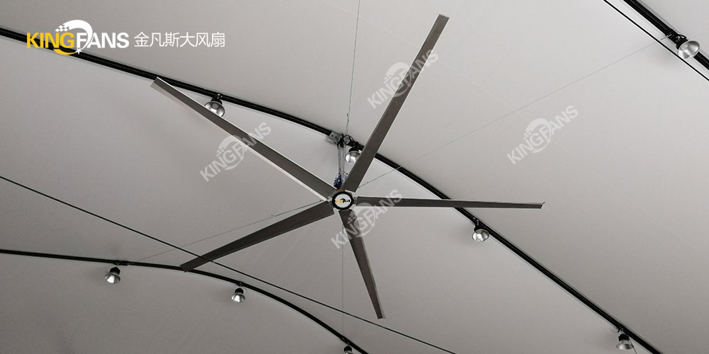 安裝完畢工業大風扇