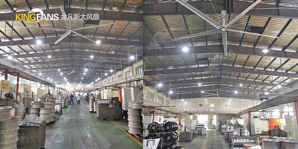 工業(yè)大風(fēng)扇應(yīng)用鋼結(jié)構(gòu)廠房案例圖 工業(yè)大風(fēng)扇應(yīng)用鋼結(jié)構(gòu)廠房案例圖