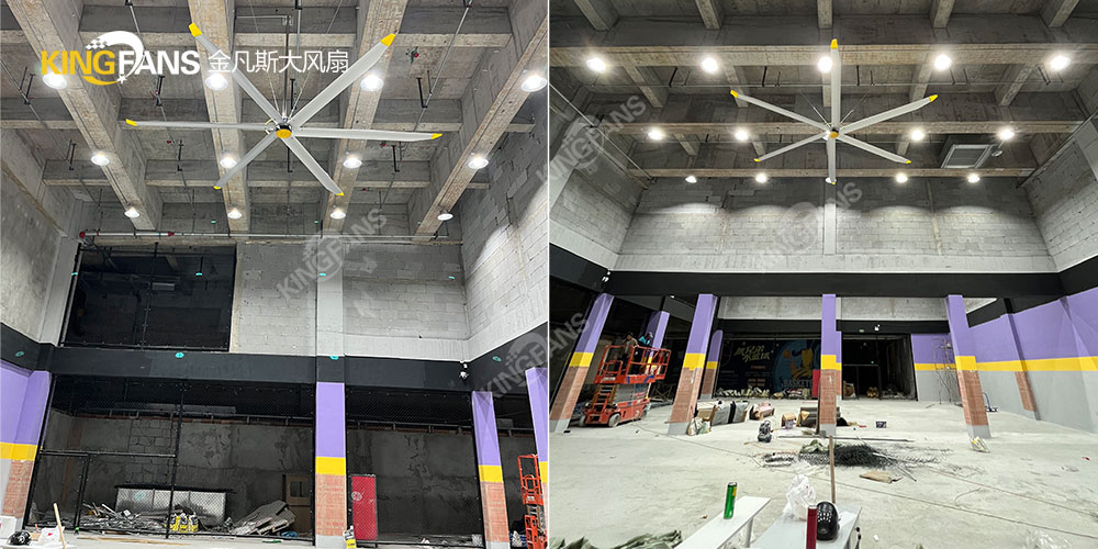 籃球館永磁風扇